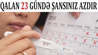 Hamilə qalmaq üçün ayda 7 QIZIL GÜN [upl. by Sapowith823]