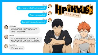 haikyuu texts  whats a tsundere 1 [upl. by Mavra]