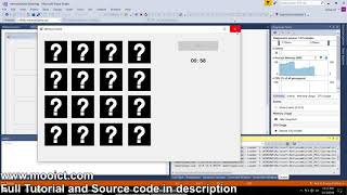 C Tutorial Create a Memory Matching Game in Visual Studio [upl. by Sllew]