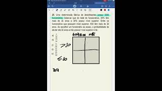 Questão 25 Uninassau 20251 probabilidade [upl. by Meluhs]