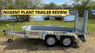 Nugent P2813S Plant Trailer MGW 2700KG 92 x 45  280cm x 135cm FULL REVIEW [upl. by Danby]