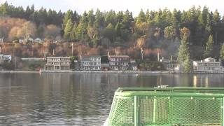 SeattleBremerton Ferry Ride on the MV Kaleetan [upl. by Sorips]