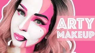 Arty Pop Art Makeup HALLOWEEN 2017 [upl. by Nie460]