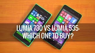 Lumia 730 vs Lumia 535 Which one to Buy [upl. by Nysila]