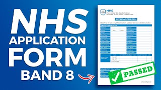 NHS APPLICATION FORM EXAMPLE BAND 8 Band 8 Application Form SUPPORTING INFORMATION Examples [upl. by Robson640]