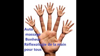 Auto massage des mains relaxant réflexologie palmaire [upl. by Yanad]