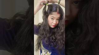 Heart shape bun hack😍❤️viralvideo trending beautiful hack hairstyle ytshorts shortvideo love [upl. by Nesmat]