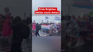 Pride Brighton battles storm Antoni [upl. by Rickard]