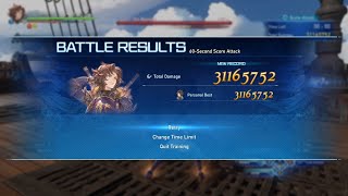 Lancelot 31 Mil 60s showcase  Sigil Build  12 Granblue Fantasy Relink [upl. by Eliathan994]