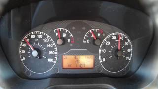 0100 kmh Fiat FiorinoQubo 13 multijet 75 Cv [upl. by Egag]