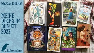 Meine Decks im August 2023 Decks amp Journal [upl. by Ailin831]