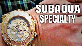 The Most InDepth Invicta Watch Review On The Subaqua Specialty [upl. by Attela]