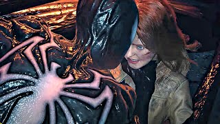 Symbiote SpiderMan Loses Control amp Kills MJ Secret MJ Death Animation 2023 SpiderMan 2 PS5 [upl. by Pillihp]