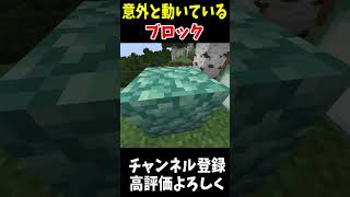 意外と動いているブロックMinecraft アップデート 裏技 [upl. by Adnerad]