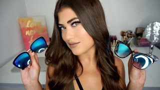 5 QUAY Australia Dupes Sunglasses Haul amp Review [upl. by Hildie585]