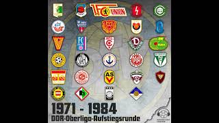 212  Die ewige Tabelle der DDR OberligaAufstiegsrunde [upl. by Glanti293]