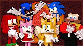 Sonic saves everyone from SonicEXE with voice  Minecraft Animation  Animated [upl. by Arretahs]