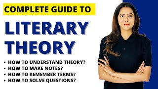 Complete Guide to Literary Theory  NTA UGC NET English Literature  Sunaina Jethani [upl. by Llereg663]