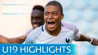 Mbappe scores for France Under19s [upl. by Yerbua]