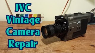 JVC GX 78 Vintage Video Camera Repair and Test [upl. by Karb]