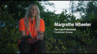 Husqvarna T540i XP® batteridriven motorsåg  kundomdöme med Maggie Wheeler [upl. by Waers362]