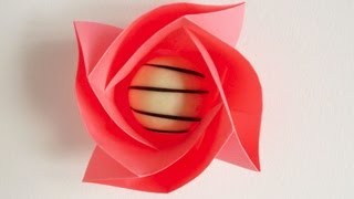 Origami Rose Box  Caja Rosa [upl. by Aij375]