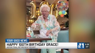 Your Good News Colorado woman celebrates 100th birthday Happy Birthday Grace [upl. by Dew]