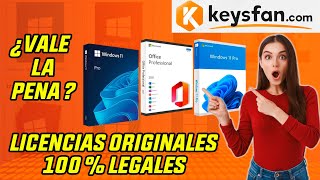 Como Comprar licencia OEM LEGAL de Windows 11 pro y Office 2021 Keysfan [upl. by Purvis]