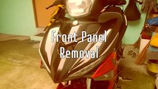 How to Remove Front panel fairing of Sniper150 [upl. by Avik]