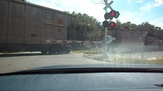 CSX Train Knuckle Breaks Train Separates In Front Of Camera [upl. by Rexer28]