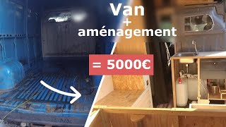 Fabriquer un fourgon aménagé pour 5000€ Renault Master L2H2 [upl. by Devy510]