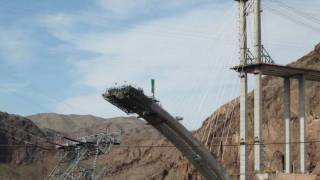 Hoover Dam Bypass Bridge Construction [upl. by Fosque]