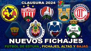 ✅ NUEVOS FICHAJES CONFIRMADOS LIGA MX CL2024  DINENNO SE VA DE PUMAS LEO SUÁREZ AL NECAXA [upl. by Chandler]