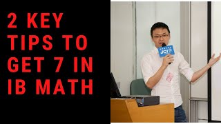 2 KEY TIPS FOR LEVEL 7 IN IB MATH [upl. by Hoeve]