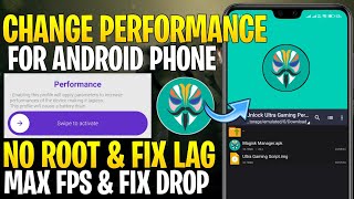 Magisk Module No Root  Unlock Ultra Gaming Performance For Android Phone  Boost FPS amp Fix Lag [upl. by Kcirdnekel]