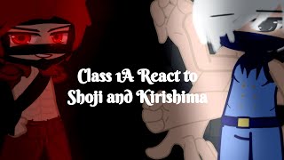 Class 1A React To Shoji and Kirishima  Manga Spoilers  My Hero Academia  Gacha Club [upl. by Dlanod]