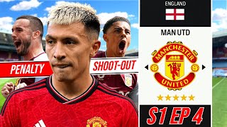 FIRST PENALTY SHOOTOUT  FC 24 MAN UNITED CAREER MODE S1 EP 4 [upl. by Alicul]