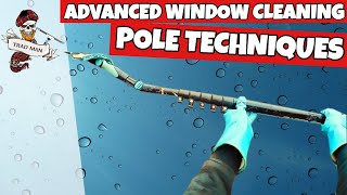 Advanced Window Cleaning Pole Techniques  Squeegee Skills Episode 6 [upl. by Couchman639]