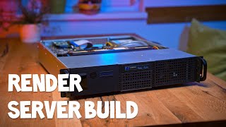 Wassergekühlter 2HE Transcode Server  Threadripper Render Server Build [upl. by Erin]