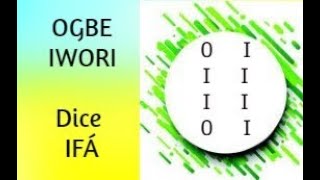 OGBE WEÑE DICE IFA Consejos Recomendaciones Secretos Descripción del Oddun y mucho mas [upl. by Calli]