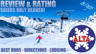 Alta Ski Resort Review and Rating [upl. by Aramen]