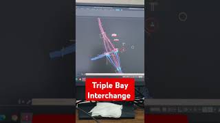 Corridor Modelling of Triple Bay Interchange at Red Sea Amala KSA  Top and Datum Surface Creation [upl. by Lleumas]