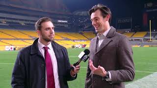 Week 15 Joe B and Matt Bove discuss the Bills playoffclinching win over the Steelers [upl. by Yorztif]