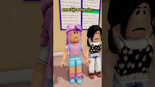 ÖĞRETMEN BİZİ OKULDAN ATIYORroblox viral brookhavenrp trend youtubecreatorcommunity shorts [upl. by Anais]