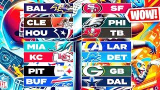 THE 2024 NFL PLAYOFFS SCRIPT WAS LEAKED NFL PLAYOFF PREDICTIONS [upl. by Assinna339]