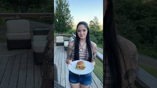 Taco Burger cooking sandwich easyrecipe [upl. by Naivad]