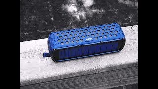 GRDE Bluetooth Solar Power Water Resistant Speaker [upl. by Ahsikad]