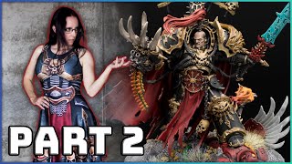 How to Paint Abaddon the Despoiler Part 2  Warhammer 40k  Black Legion Chaos Space Marine Guide [upl. by Imrots]