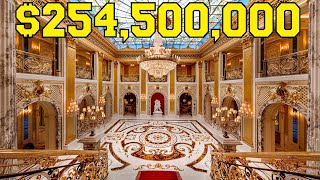 A Russian Billionaires Outstanding 254500000 Royal Style Mega Mansion [upl. by Sosna753]