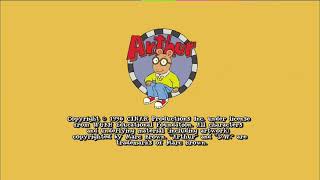 Arthur Season 1 End Credits 2014 PBS Remaster [upl. by Yetah341]